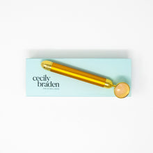 Load image into Gallery viewer, Cecily Braden Rose Quartz Vibrational Massage Wand