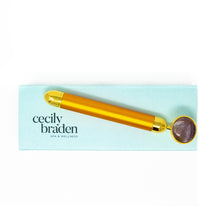Load image into Gallery viewer, Cecily Braden Amethyst Vibrational Facial Massage Wand
