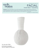 Load image into Gallery viewer, Cecily Braden Hydrating Sweet Basil Facial Herbal Poultice
